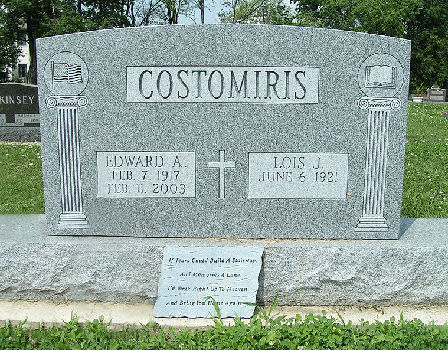 Edward-A-Costomiris---Gravestone