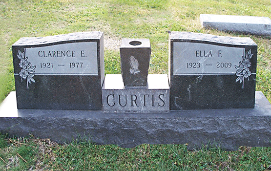 Clarence E Curtis Grave Marker