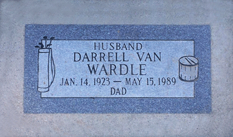 Darrell V Wardle grave marker