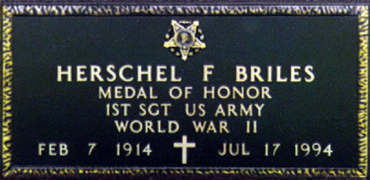 Herschel F.Briles Grave Marker