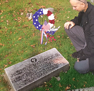 Joseph A. Marcotte grave marker 2