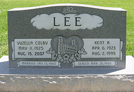 Kent A. Lee Grave Marker