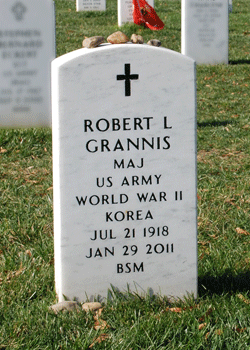 Robert L. Grannis Grave Marker