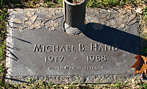 Michael B. Hand Grave marker